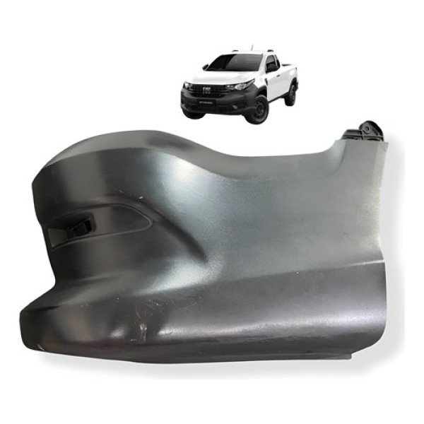 Polaina Direita Parachoque Traseiro Fiat Strada Freedom 2021