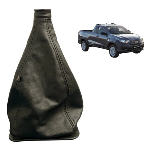Coifa Alavanca Do Cambio Fiat Strada 2020 52177244 Original Preto