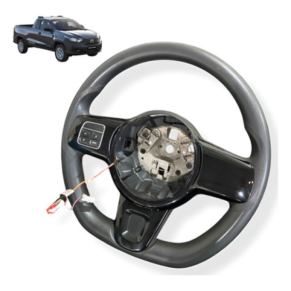 Volante Direção Com Comando Fiat Strada Freedom 2021 2023