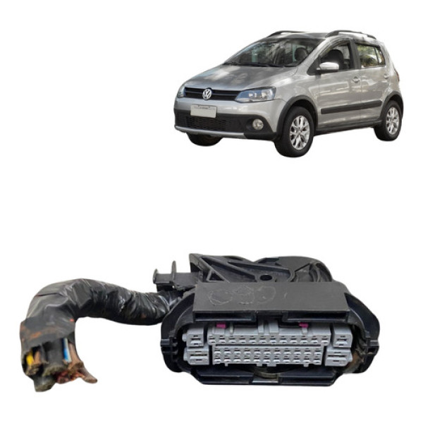 Conector Plug C/ Chicote Módulo Abs Vw Crossfox 2014