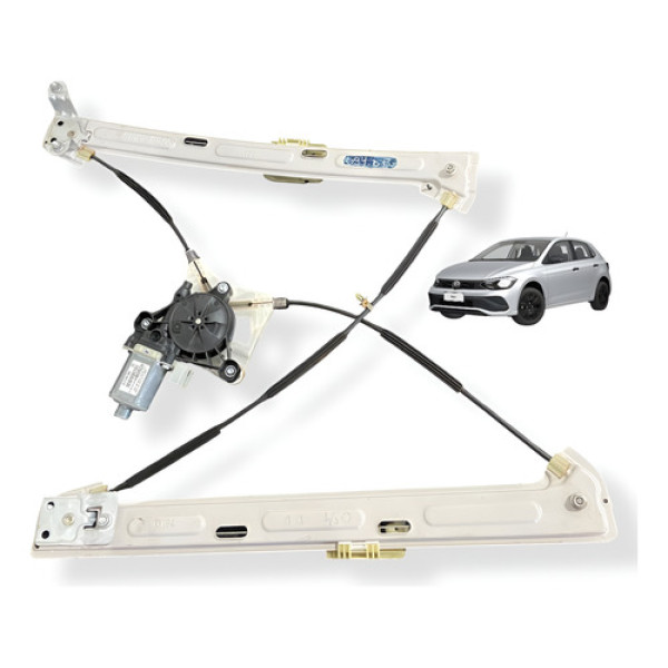 Maquina Vidro Elétrico Dianteiro Direito Vw Polo 2023 2024