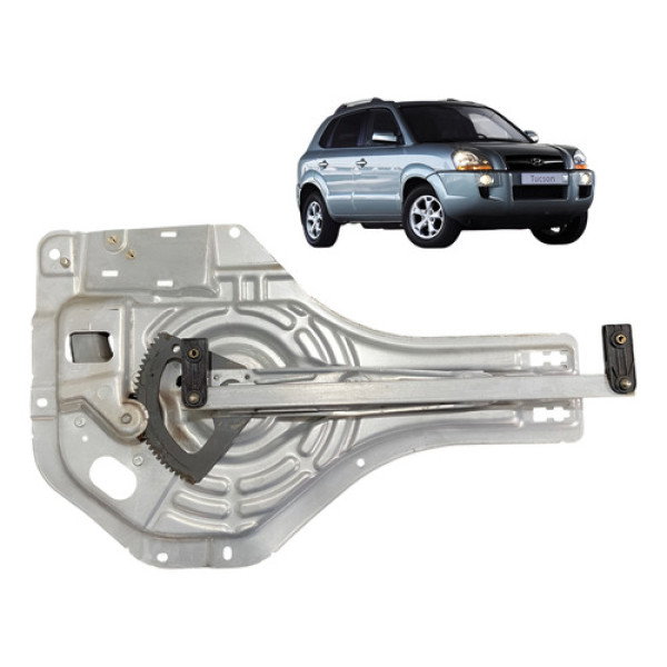 Máquina Vidro Elétrico Traseiro Esquerd Hyundai Tucson 2013