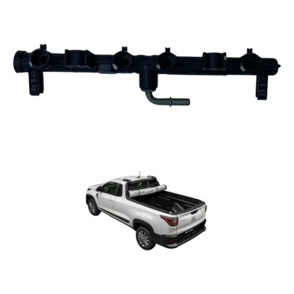 Flauta Bico Do Injetor Fiat Strada Endurance 2020 Original