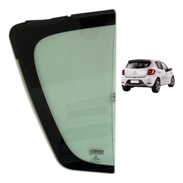 Vidor Fixo Porta Traseira Direita Renault Sandero 2016 Usado