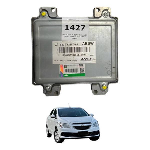 Modulo De Injeção Chevrolet Prisma Manual 2014 A 2016 Usado