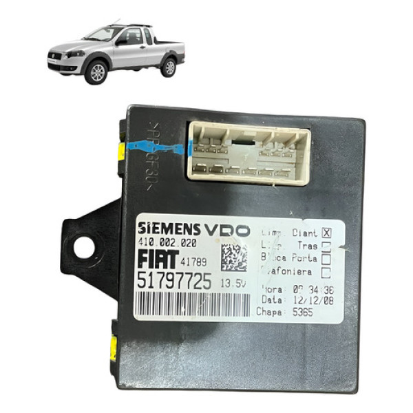 Módulo Limpador Parabrisa Fiat Strada 51797725 Original