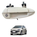 Maçaneta Externa Dianteira Direita Fiat Punto 2008 Original Branco Dianteira