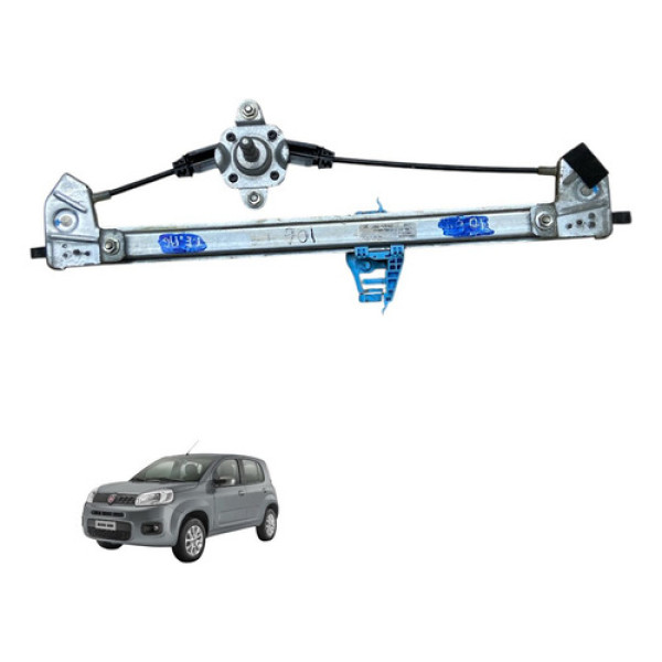 Máquina Vidro Manual Traseira Esquerda Fiat Uno Vivace 2013