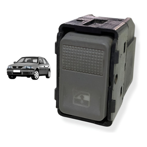 Botão Vidro Elétrico Traseiro Esquerdo Vw Gol G3 2003 2004