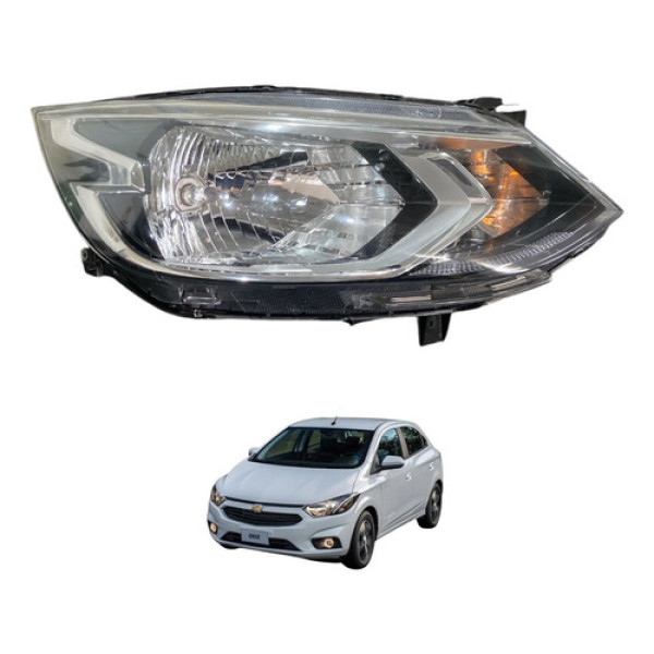 Farol Lado Direto Chevrolet Ônix 2018 52172979 Original Direito/passageiro