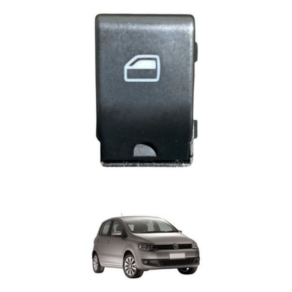 Botão De Vidro Elétrico Vw Fox 2014 5z495 Original Usado