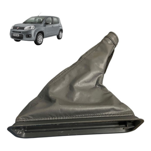 Coifa Alavanca Freio De Mão Uno Vivace 100150119 Original Preto/cinza Escuro