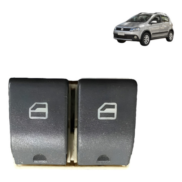 Botão Duplo Vidro Elétrico Vw Crossfox 2014 Original