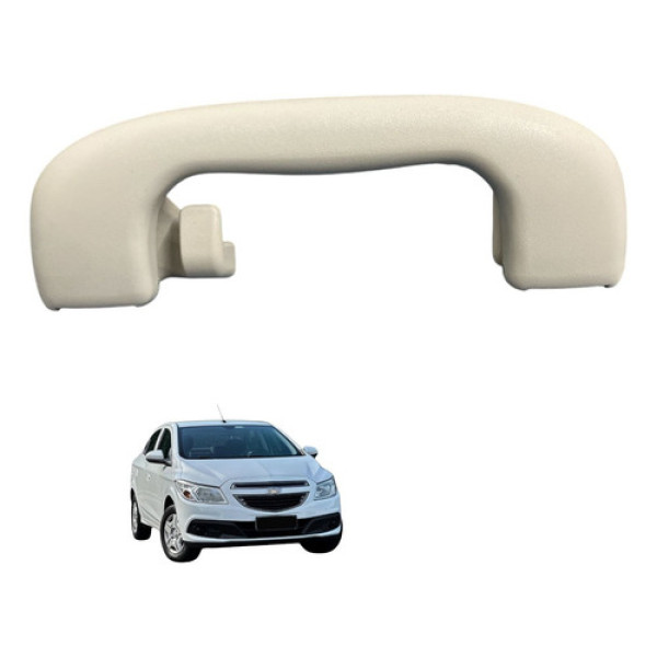 Alça De Teto Puxador Segurança Pqp Gm Prisma 2016 Original Cinza