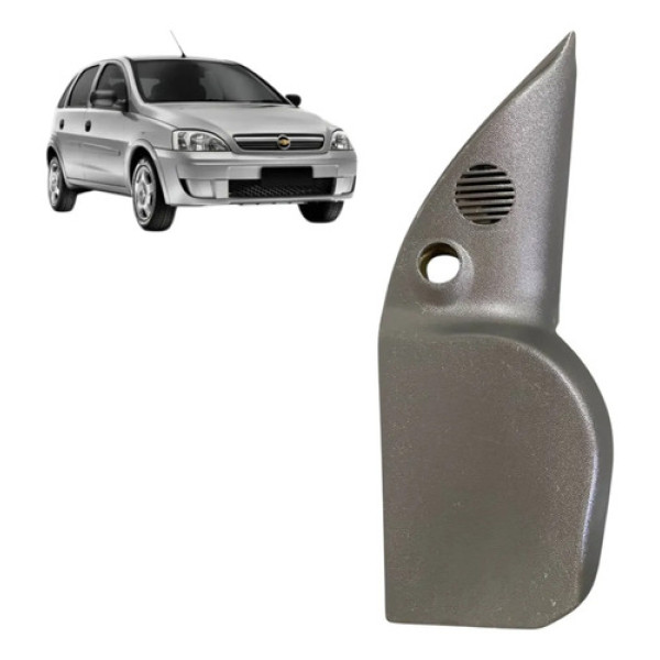 Moldura Interna Retrovisor Lado Direito Gm Corsa Hatch 2010 Preto