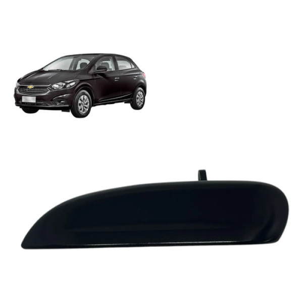 Maçaneta Externa Traseira Lado Esquerdo Gm Onix 1.0 Original Preto Traseira