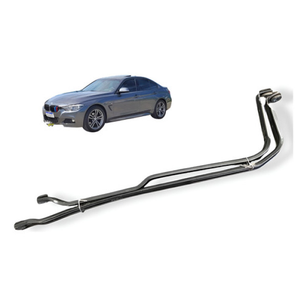 Cintas Suporte Tanque Combustível Bmw 320i 2014 2017 Preto