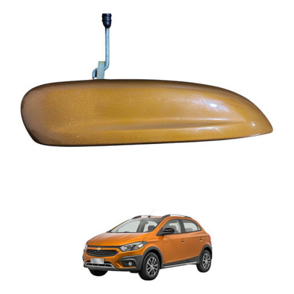 Maçaneta Externa Direita Gm Onix 2019 Original Usado Laranja-escuro Dianteira/traseira