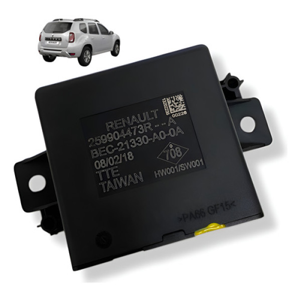 Modulo Sensor Estacionamento Renault Duster 2017 2019 Usado Preto