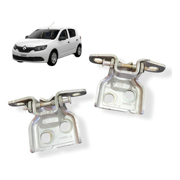 Par Dobradiça Porta Traseira Esquerda Renault Sandero 2016