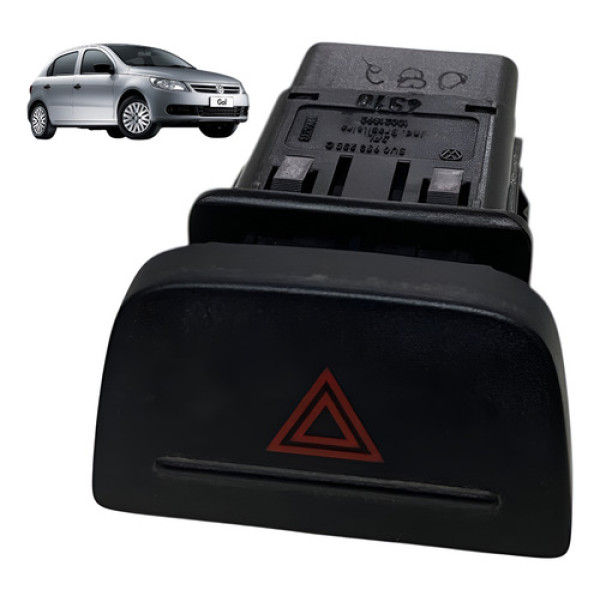 Botão Pisca Alerta Vw Gol Saveiro Voyage 5u0953235c 2010 - Preto