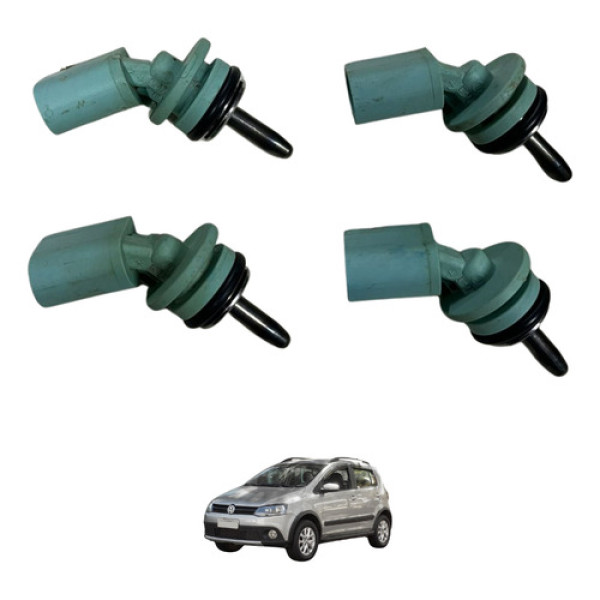Kit 4 Vela Aquecedora Bico Injetor Vw Crossfox 2014 Usado