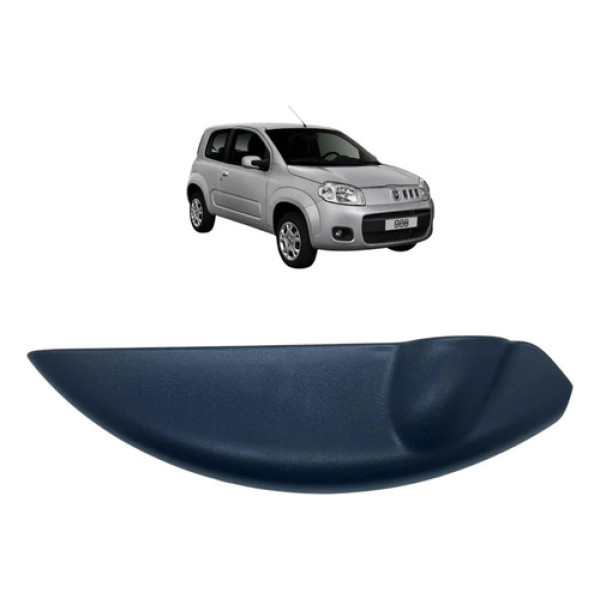 Bolsa Porta Objetos Dianteiro Esquerdo Fiat Uno Original Cinza-escuro