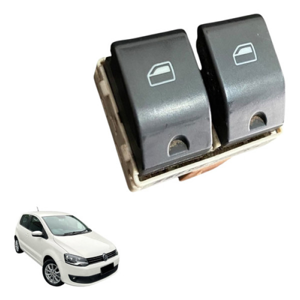 Botão Vidro Elétrico Dianteiro Esquerdo Vw Fox  2012 Origina