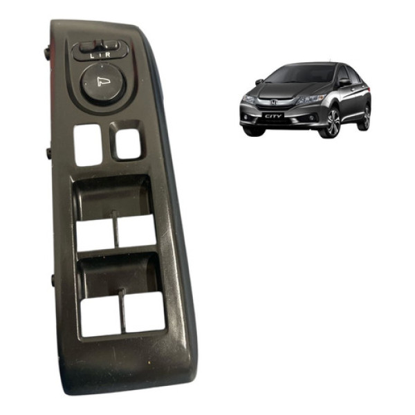 Moldura Comando Vidro Elétrico Honda City 2010 Original