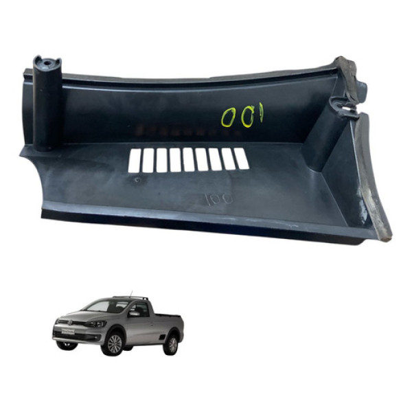 Grade Entrada Ar De Churrasqueira Vw Gol 2014 Original Preto Fosco