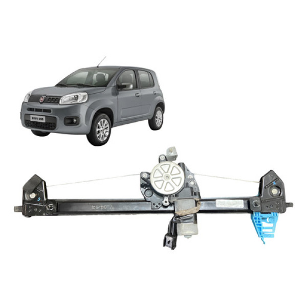 Máquina Vidro Elétrico Dianteira Direita Uno Vivace 2013 Preto