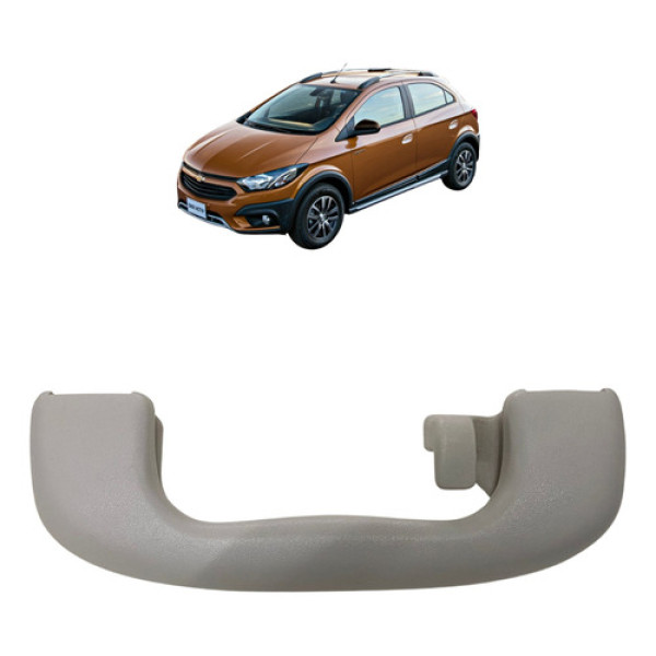 Alça Teto Pqp Chevrolet Onix Hatch 2018 2019 Original Bege