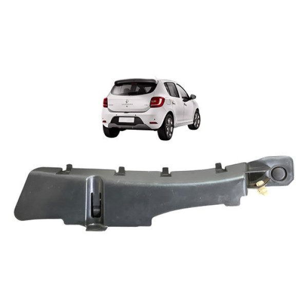 Acabamento Esquerdo Porta Malas Renault Sandero 769470384r Preto