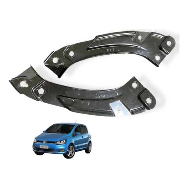 Par Suporte Guia Farol Vw Fox 2014 2016 2017 Original Usado