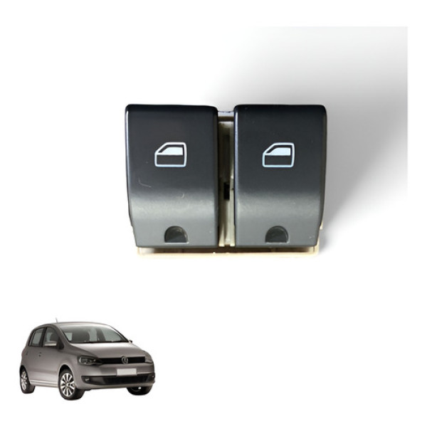 Botão Duplo Vidro Elétrico Vw Fox 2014 Original