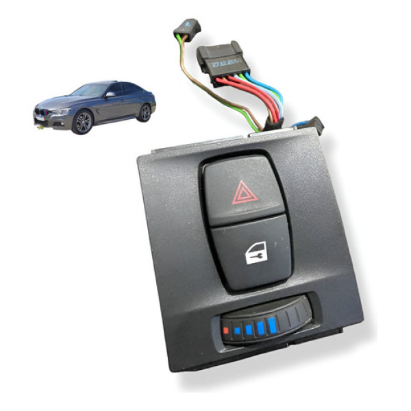 Botão Pisca Alerta Trava Destrava Bmw 320i 2015 2017 Usado Preto