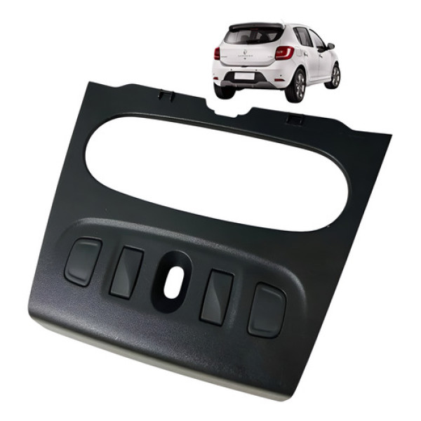 Moldura Central Renault Sandero 2016 2017 275000884r Usado