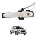 Maçaneta Externa Porta Dianteira Esquerda Ford Ka 2016 2021 Branco Dianteira