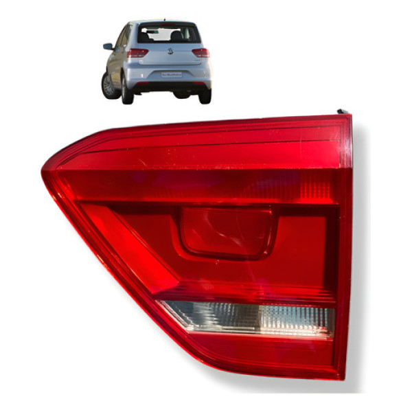 Lanterna Tampa Traseira Direita Vw Fox 2015 2017 2019 Usado Direito/passageiro Vermelho
