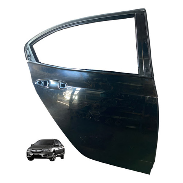 Porta Traseira Direita Honda City 2009 2010 2011 2013 2014 Traseira Direita Preto