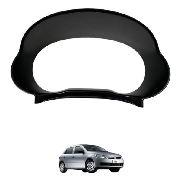 Moldura Acabamento Painel De Instrumentos Vw Gol Original Preto