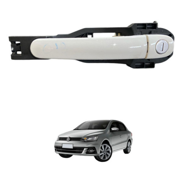 Maçaneta Externa Esquerda Vw Voyage 2018 Original Usado