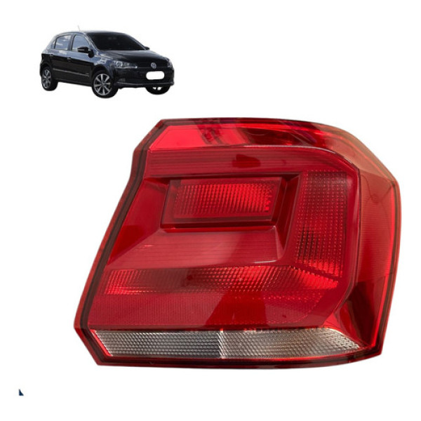 Lanterna Traseira Direita Vw Gol 2016 5u6945096af Original Direito/passageiro Vermelho