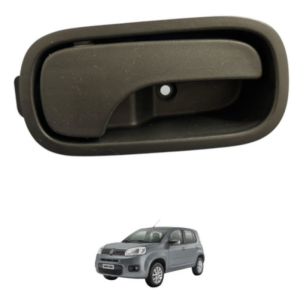 Maçaneta Interna Traseira Direita Fiat Uno 2013 Original Preto Traseira