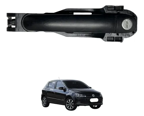 Maçaneta Externa Dianteira Esquerda Volkswagen Gol Original Preto Dianteira