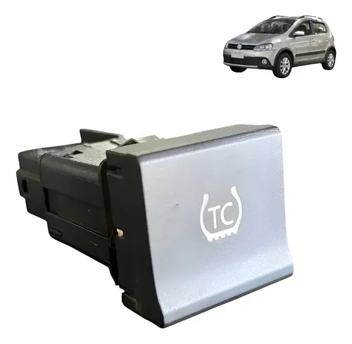Botão Controle Estabilizador Vw Fox Crossfox Original Preto