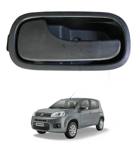 Maçaneta Interna Dianteira Esquerda Fiat Uno Vivace Original Preto Dianteira
