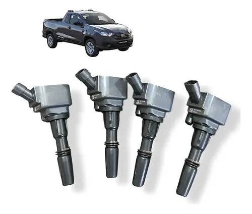 Kit 4 Bobinas Ignição Fiat Strada Freedom Firefly Original