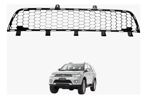 Grade Para-choque Inferior Pajero Dakar Preto Fosco