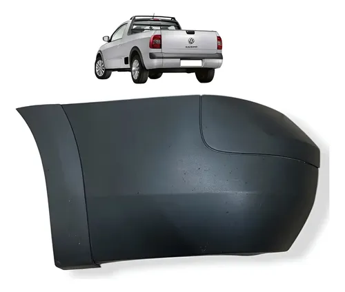 Ponteira Para-choque Traseiro Esquerdo Vw Saveiro G6 2014